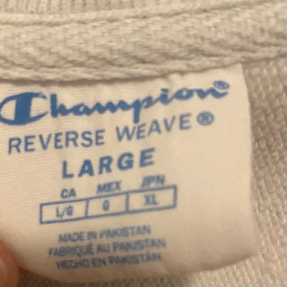 Champion Gray CROP SDSU Sweatshirt - Picture 2 of 7